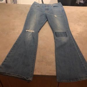 Levi bell bottom jeans